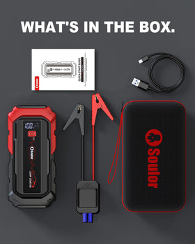 Soulor connected to a car battery performing a jump start safely at roadside