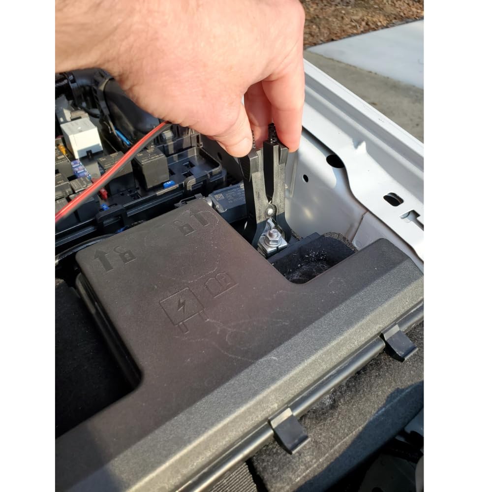 Sound Troubleshooting alligator battery clips connected, secure power hookup benefit