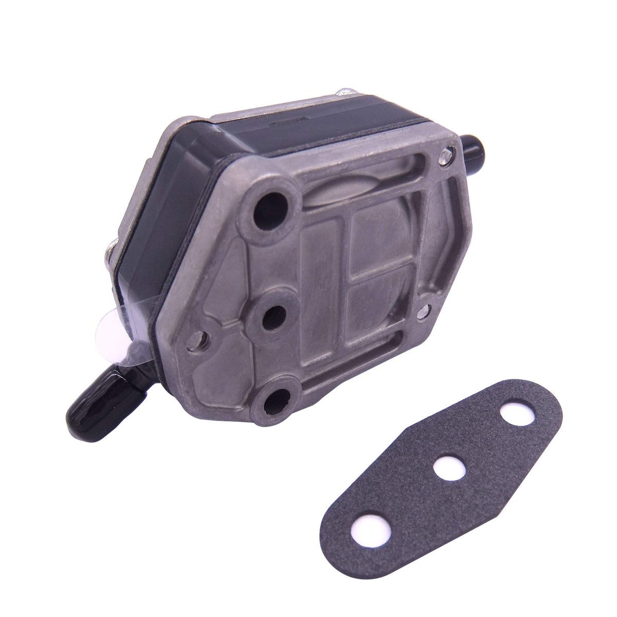 SouthMarine fuel pump installed on Yamaha outboard demonstrating straightforward fitment