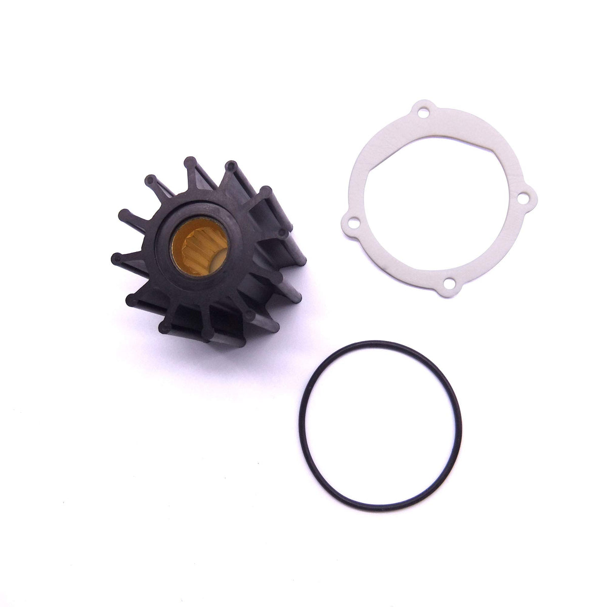 SouthMarine impeller installed in pump housing showing direct-fit replacement benefit