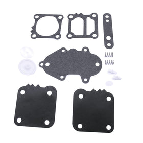 All SouthMarine kit components laid out to display included diaphragms, gaskets, and seals