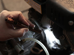 Southwire spring-loaded scissors closeup for fast, accurate cable cuts