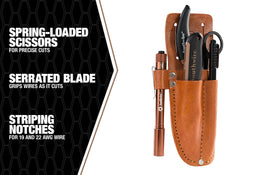 Southwire tool texture and pouch stitching showing durable construction