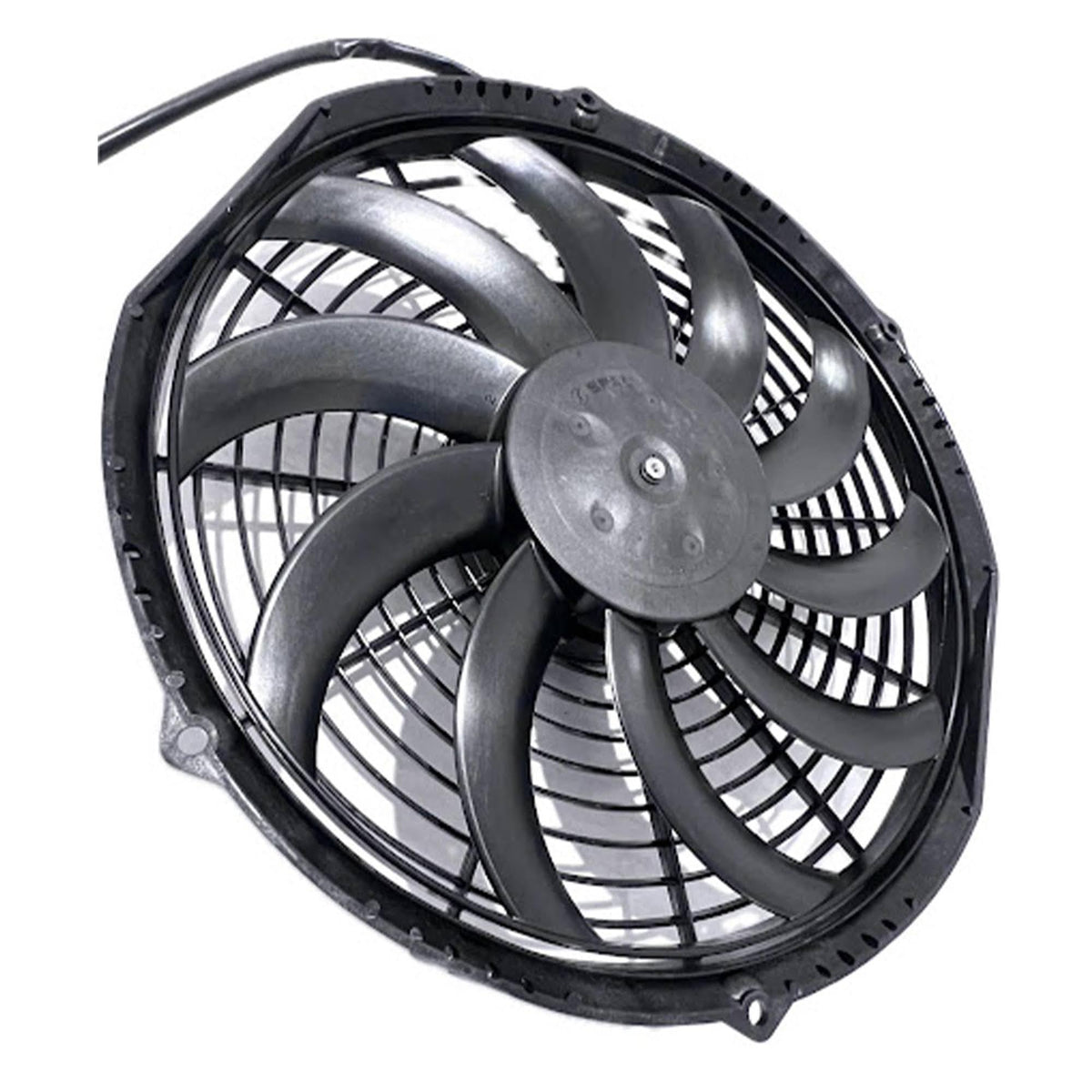 SPAL 30101522 front view showing compact fan and mounting for versatile installs