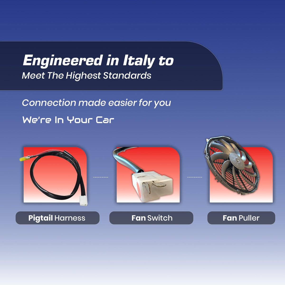 SPAL jumper harness FR-PT and connectors for reliable electrical installation