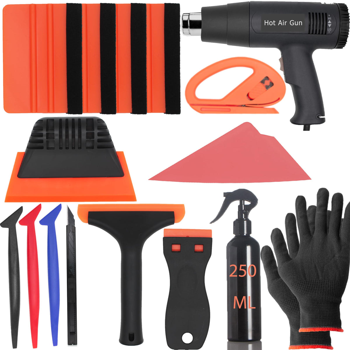Spanno Tools heat gun front view showing compact design and fast heating benefits