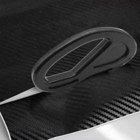 Spanno vinyl cutter detail for precise, safe trimming of wrap film