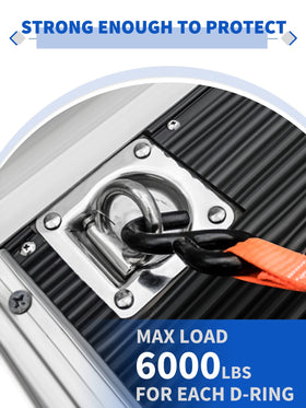 SPARKWHIZ close-up of D-ring and backing plate highlighting durable construction and strength