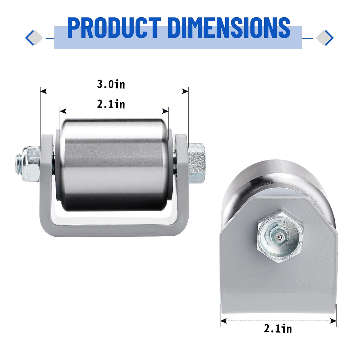 SPARKWHIZ close-up of roller and sealed ball bearing for smoother rotation