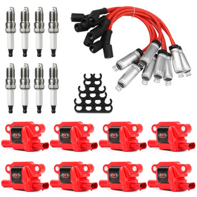 SPARKWHIZ full kit front view showing complete ignition set and easy installation benefit