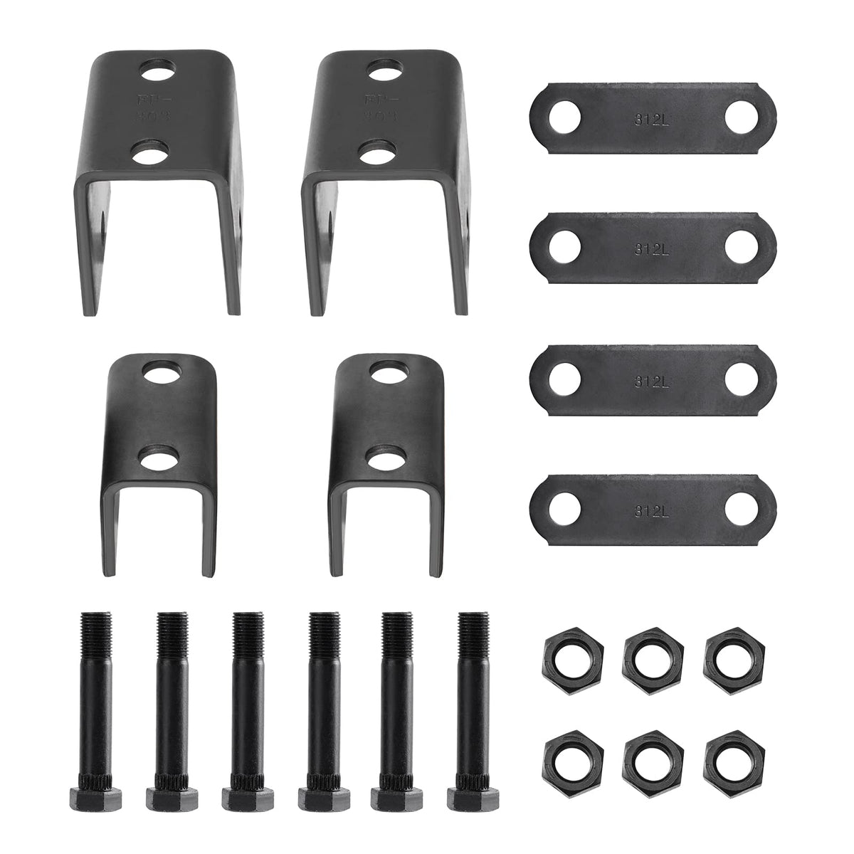 SPARKWHIZ hanger kit front packaging showing complete parts, durable finish benefit