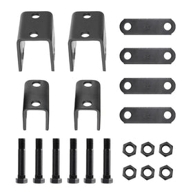 SPARKWHIZ hanger kit front packaging showing complete parts, durable finish benefit