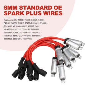 SPARKWHIZ complete kit layout showing coils, wires, and plugs for a full ignition refresh