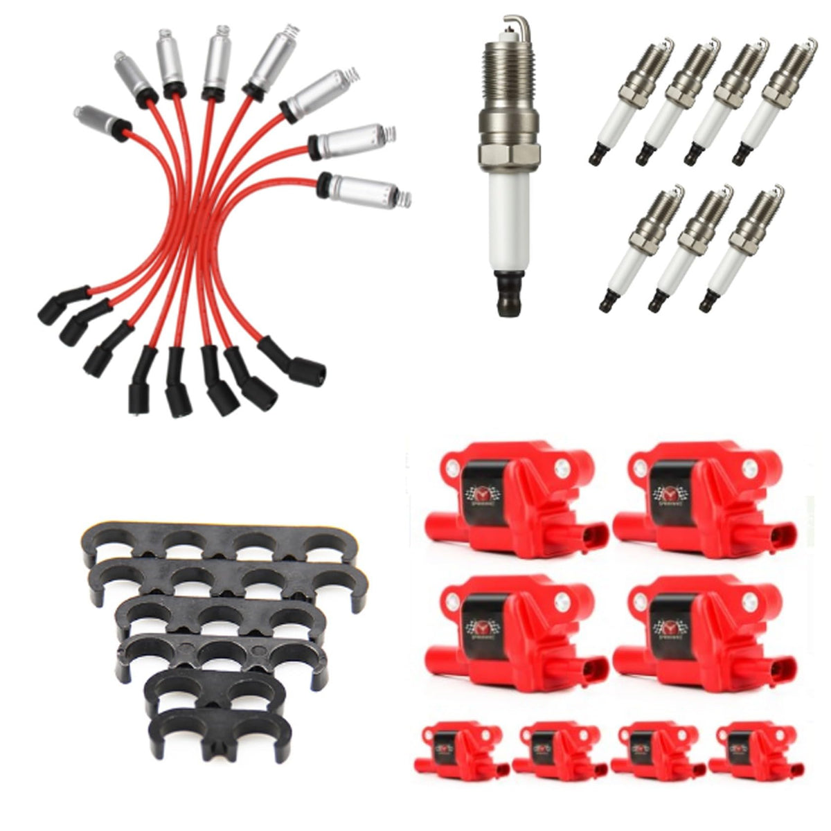 SPARKWHIZ garage scene of mechanic installing kit illustrating straightforward swap