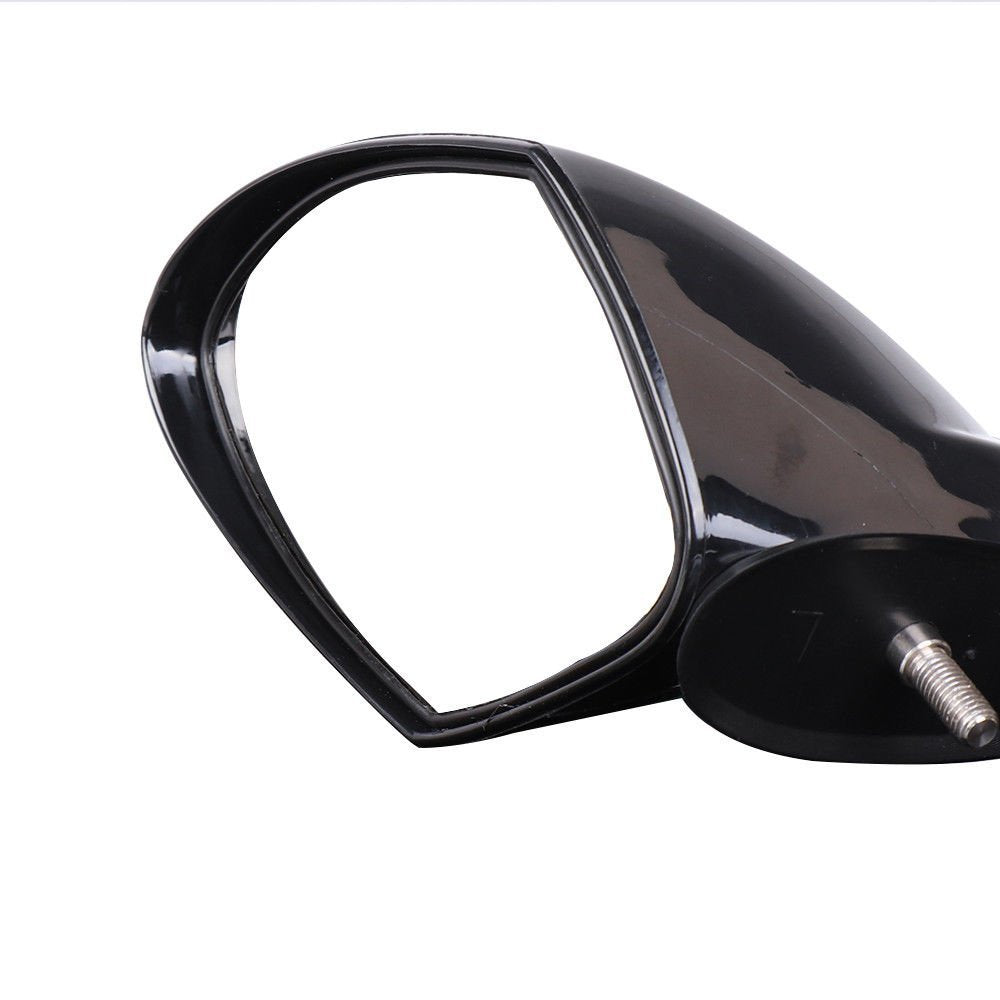 SPAUTO left mirror close-up glass revealing clear reflection and durable coating