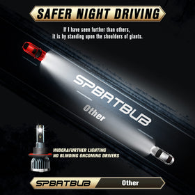 SPBRTBUB 9145 fog bulb connector detail showing plug-and-play ease