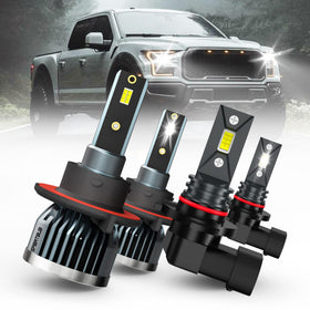 SPBRTBUB kit front packaging showing bulbs and benefits for Ford F-150