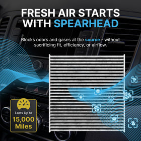 SPEARHEAD BE-450 installed in Gladiator cabin vent for easy DIY benefit