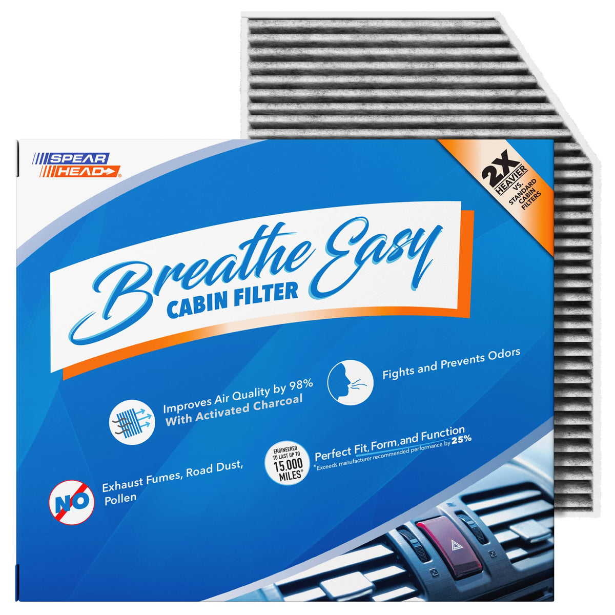 SPEARHEAD BE-553B front packaging showing product fitment and benefits