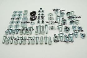 Specbolt close-up of 10.9 grade heat-treated bolt heads showing durable finish