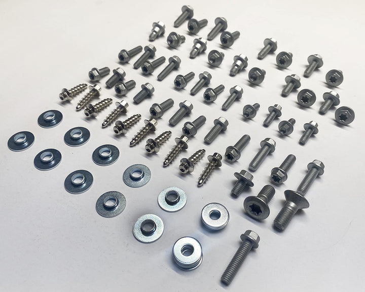 Specbolt Fasteners front packaging showing full 76pc kit and parts list for quick identification