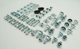 Specbolt bolts installed on CRF fender and shroud demonstrating correct OEM fit