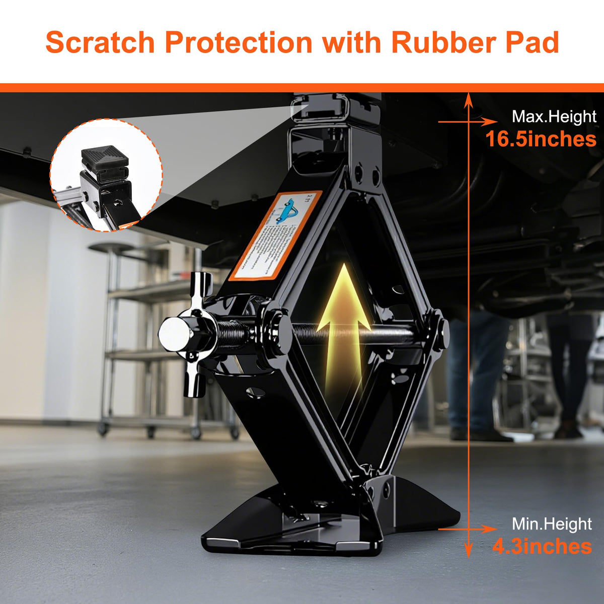 SPECILITE enlarged base plate detail improving stability on flat ground