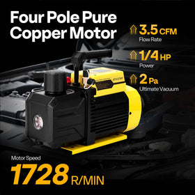 SPECSTAR motor and nameplate close-up highlighting build quality and power