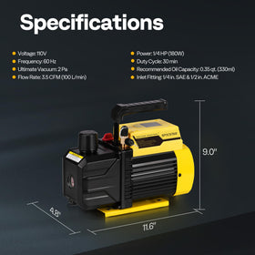 SPECSTAR on a workbench in a service garage, convenient portable vacuuming