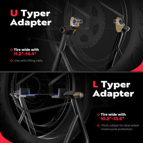 SPECSTAR fork heads closeup highlighting interchangeable fork options