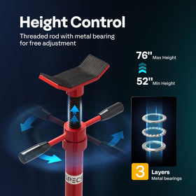 SPECSTAR U-shaped top saddle with rubber pad preventing vehicle surface damage benefit