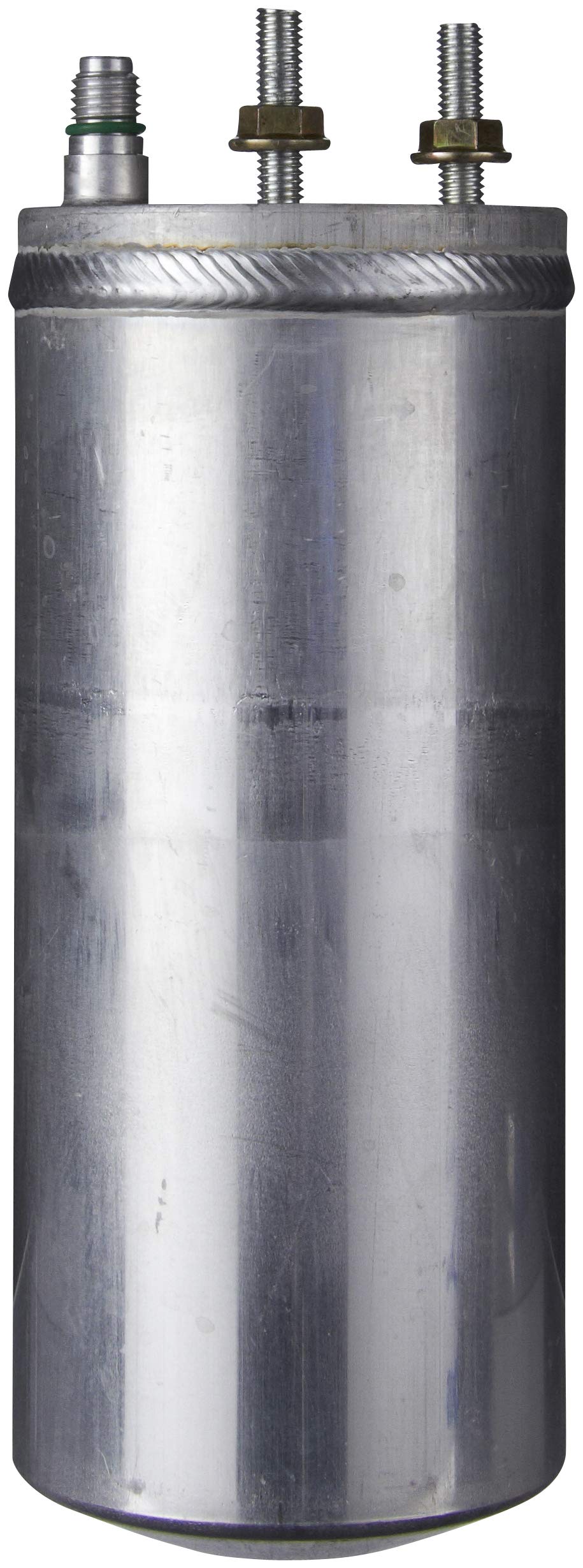 Spectra Premium connection ports closeup with sealed caps highlighting leak-resistant brazed fittings