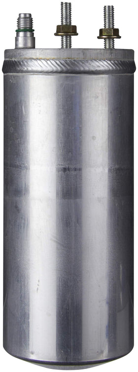 Spectra Premium connection ports closeup with sealed caps highlighting leak-resistant brazed fittings