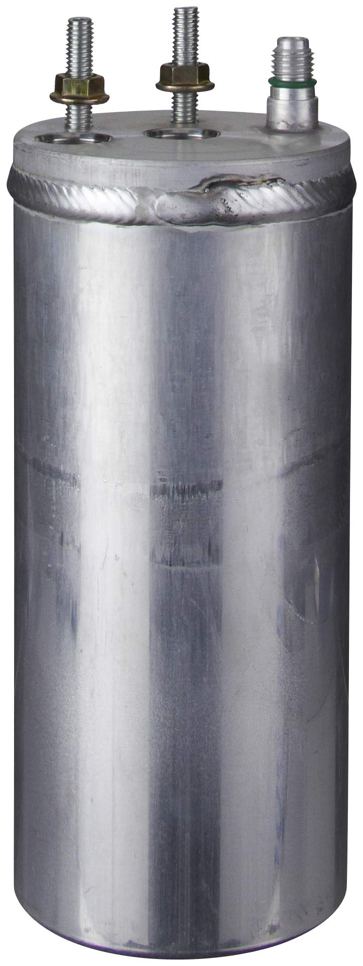 Spectra Premium accumulator front view showing OE-fit body and durable finish benefits easy replacement