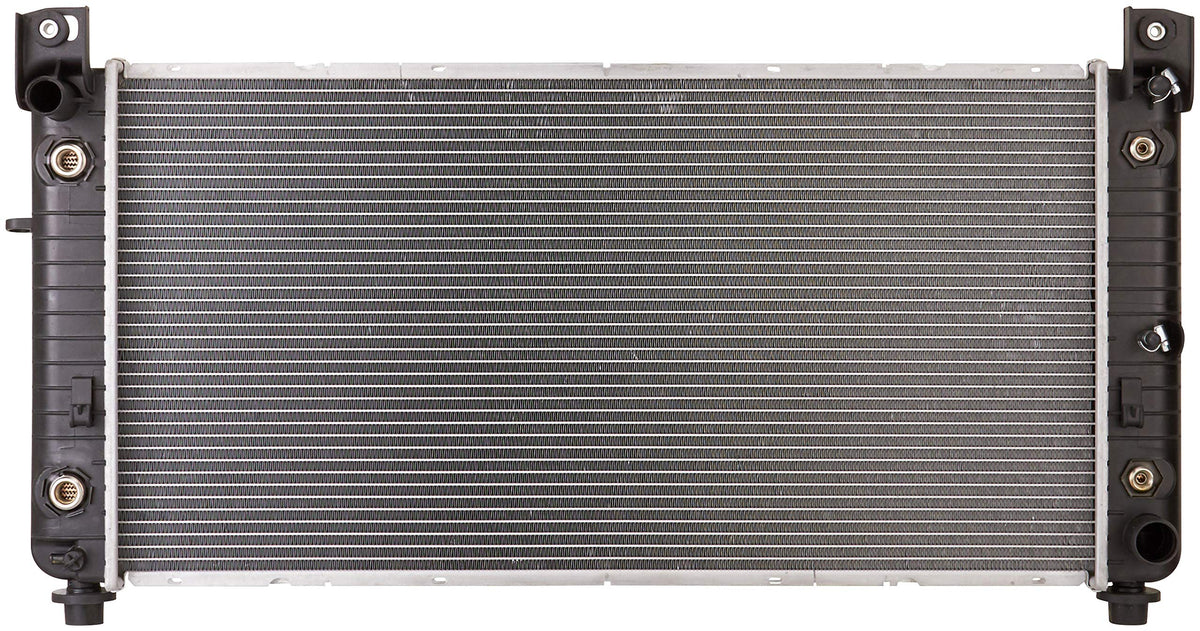 Spectra Premium front view showing full radiator fit and durability