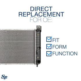 Spectra Premium installed in engine bay demonstrating direct-fit replacement