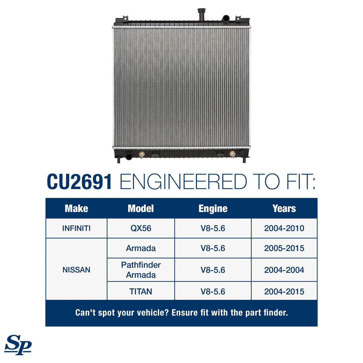 Spectra Premium CU2691 installed in vehicle demonstrating direct-fit convenience