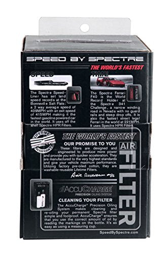 Spectre retail packaging with SPE-8161 part number for identification benefit