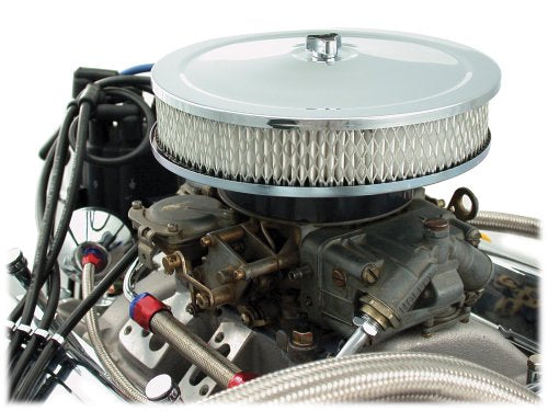 Spectre SPE-4770 close-up of filter media and chrome edge for easy maintenance and airflow