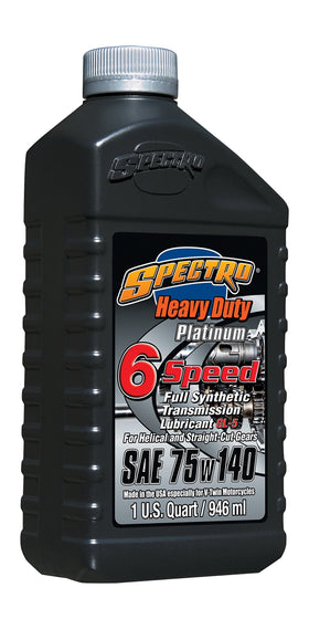 Spectro Oil R.HDPG6 front label showing product identity and red dye benefit
