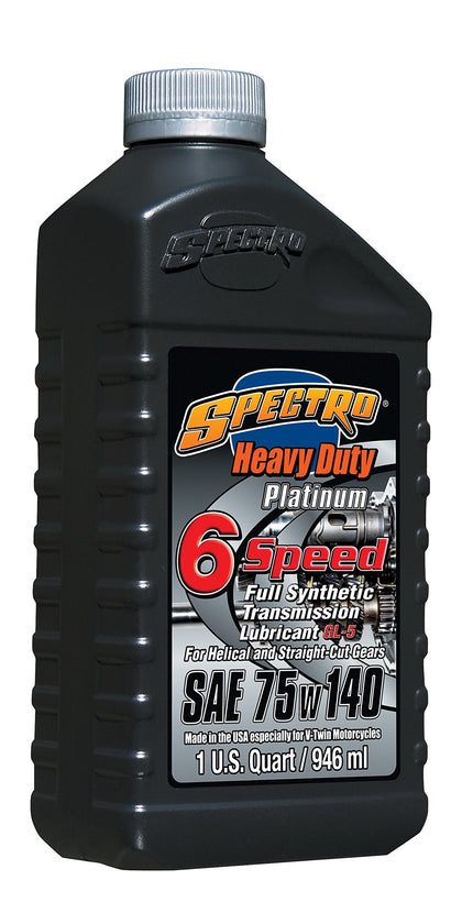 Spectro Oil R.HDPG6 front label showing product identity and red dye benefit