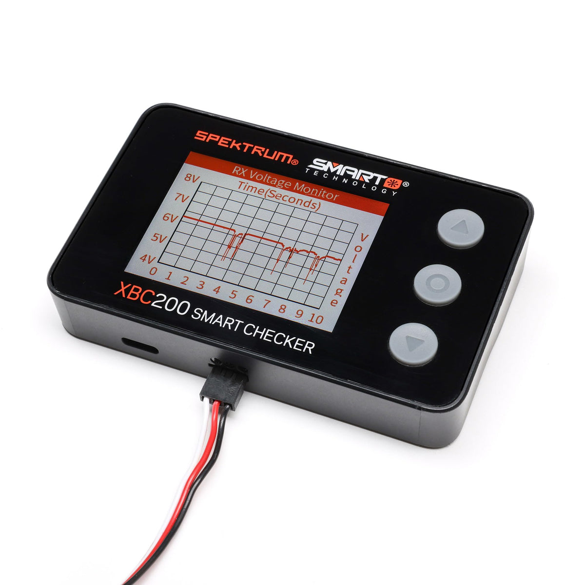 Spektrum XBC200 with balancer leads attached for cell equalization benefit