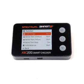 Spektrum XBC200 driving a servo during setup to verify travel and centering