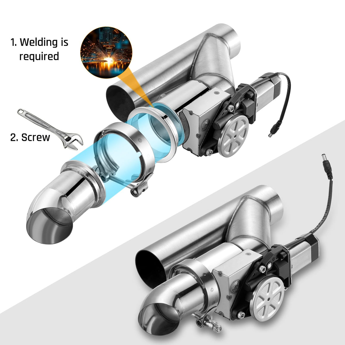 SPELAB wireless remote in hand demonstrating quick one-touch valve control