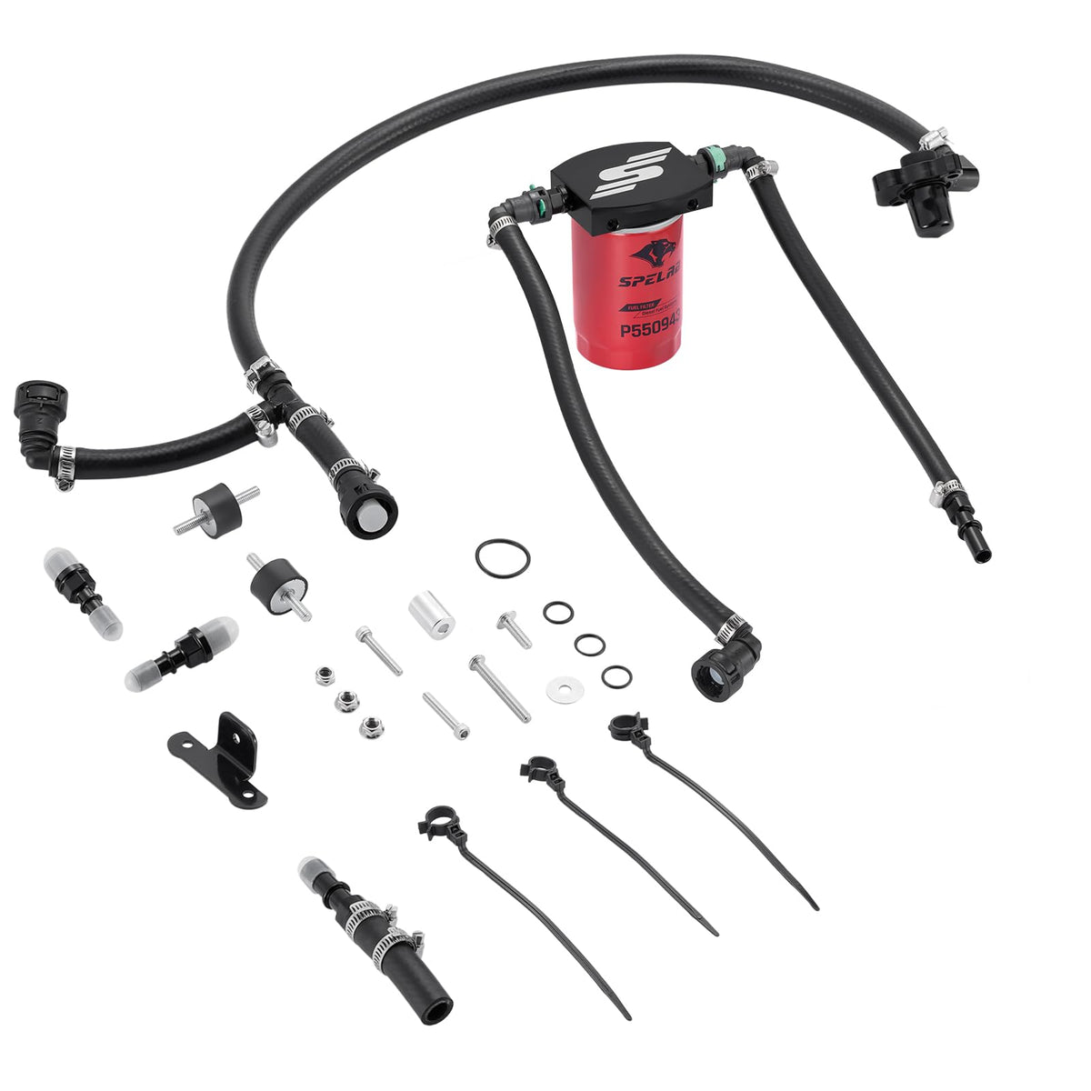 SPELAB CP4 front assembly showing compact protective kit and easy mounting benefit