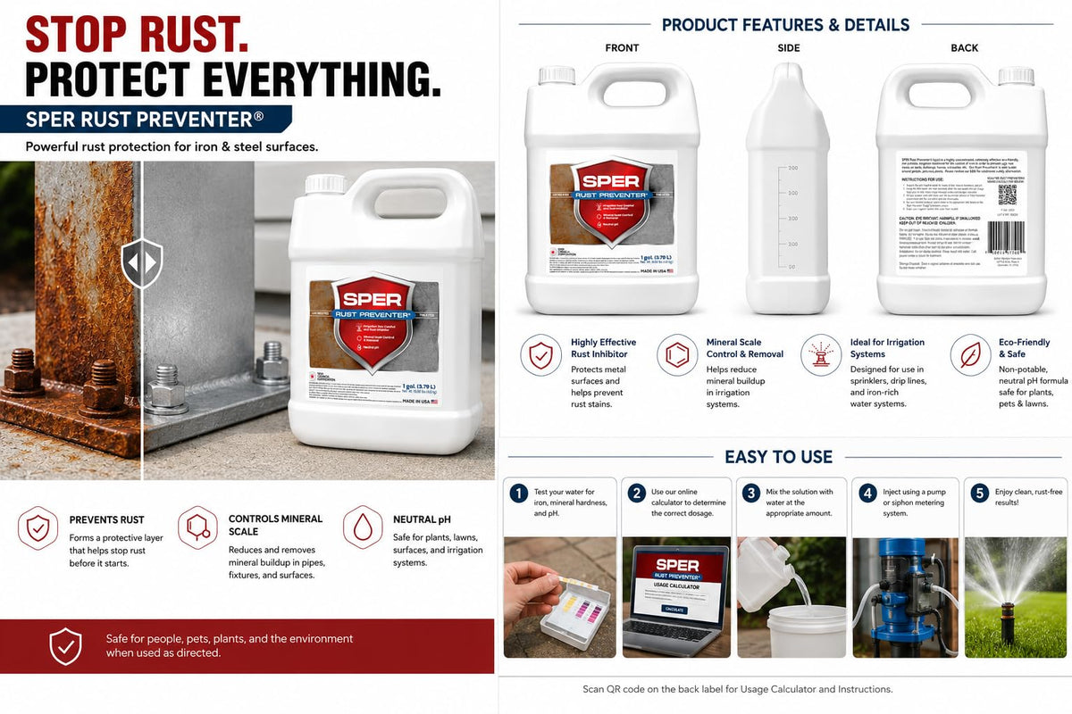 SPER Chemical product label highlighting made in USA quality and performance ingredients