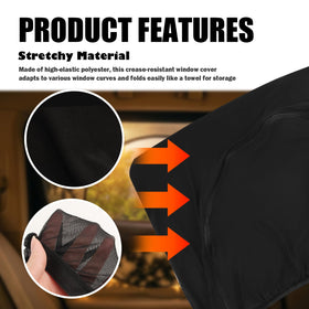 SPGICRM installed on front car window reducing glare and improving comfort