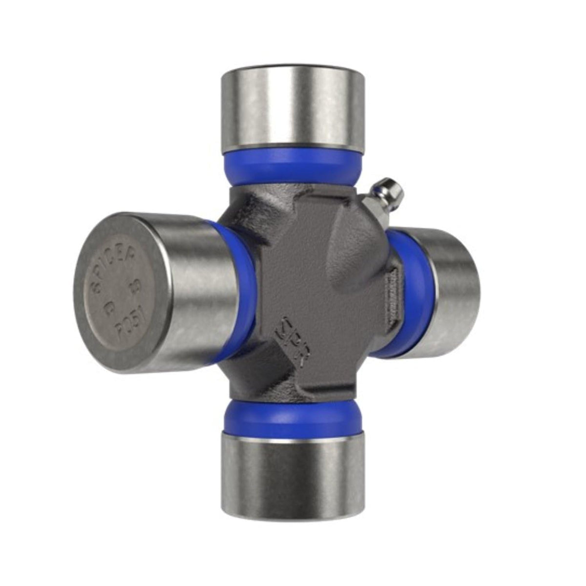 Spicer U-joint installed on a driveshaft illustrating fit and alignment benefits