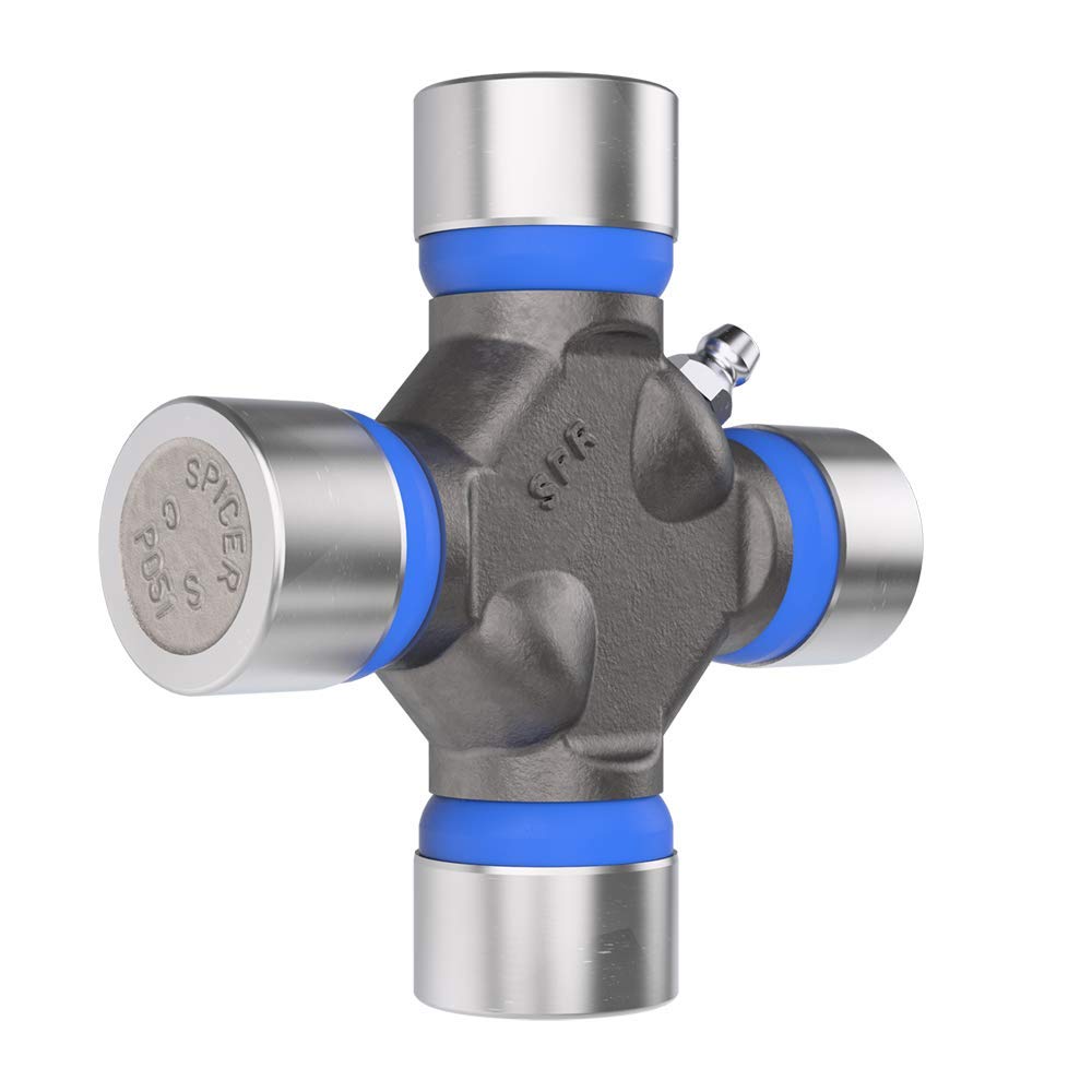 Spicer U-joint installed in driveshaft illustrating restored driveline performance