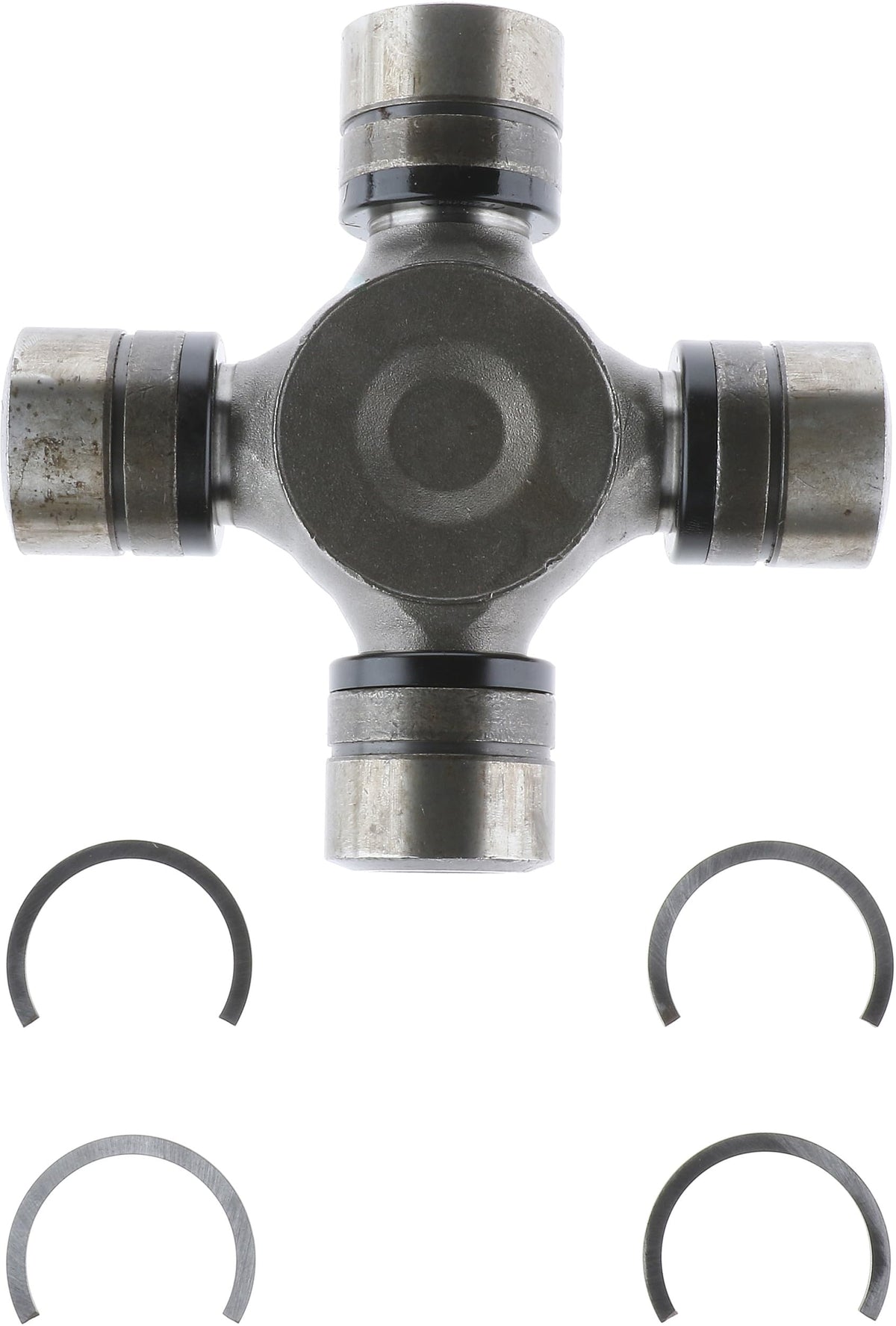 Spicer 5-3212X front view showing universal joint and snap ring — durable Spicer build